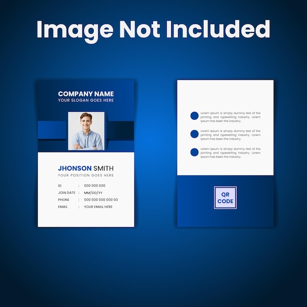 vector abstracte identiteitskaarten sjabloon concept