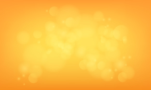 Vector abstracte oranje achtergrond met lichte bokeh vector illustratie