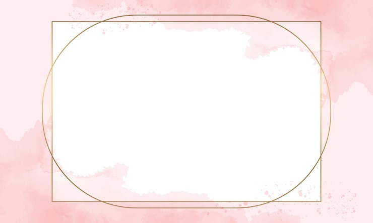Vector vector abstracte waterverf frame achtergrond