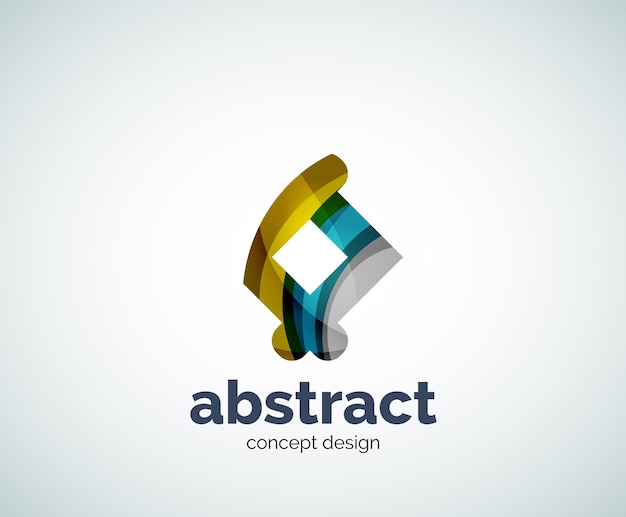 Vector vector abstruse shape logo template