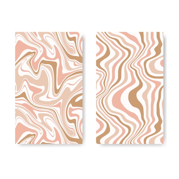 Vector vector achtergrond met marmer papier effect, abstract weeft groovy textuur