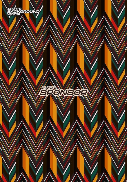 Vector achtergrond Naadloze etnische stijl voor sport trui Sublimatie patroon textuur