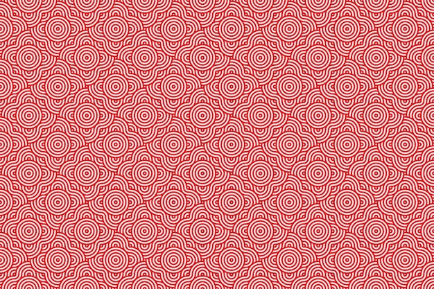 Vector achtergrond van overlappende cirkels