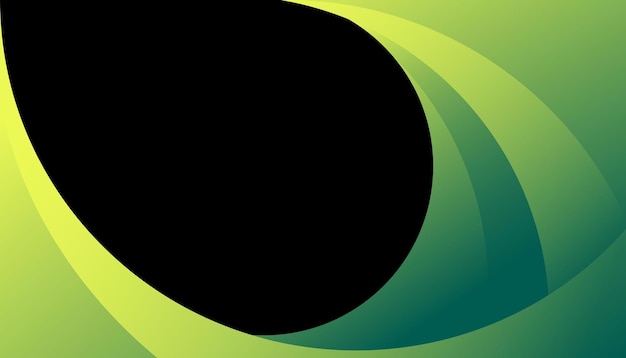 Vector achtergrondgradiënt groen en geel abstract ontwerp