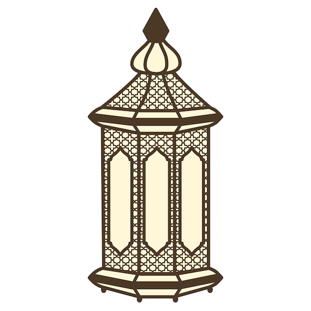 Vector for aesthetic antique lantern