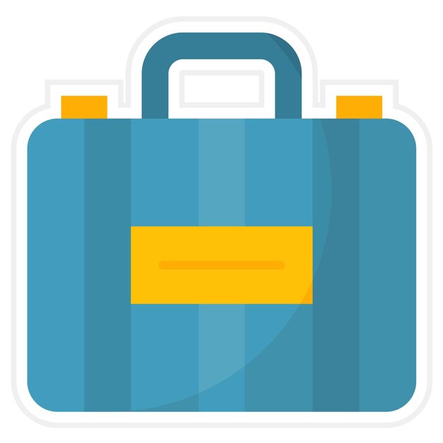 Vector afbeelding van bagage-iconen Kan worden gebruikt voor mode