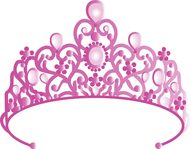 Vector afbeelding van een prinses tiara voor een klein meisje