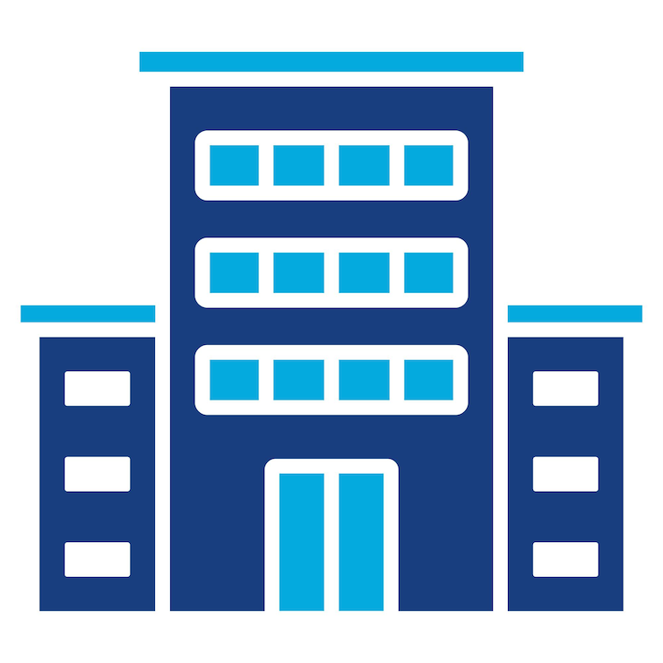 Vector vector afbeelding van office-iconen kan worden gebruikt voor office