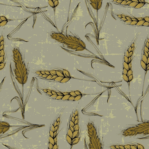 Vector Agriculture Seamless Pattern