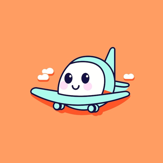 ベクトル飛行機イラスト