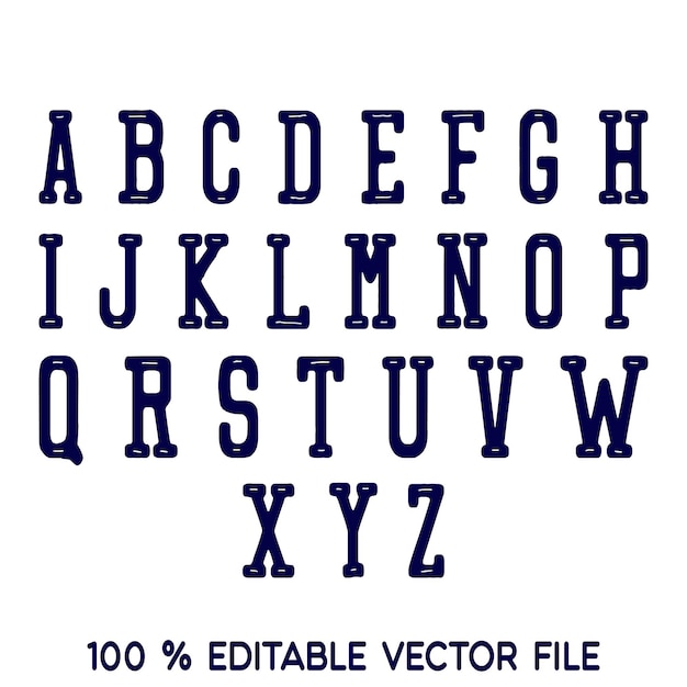 Vector vector alfabet set met de hand getekende driehoek alfabet abs letters vector