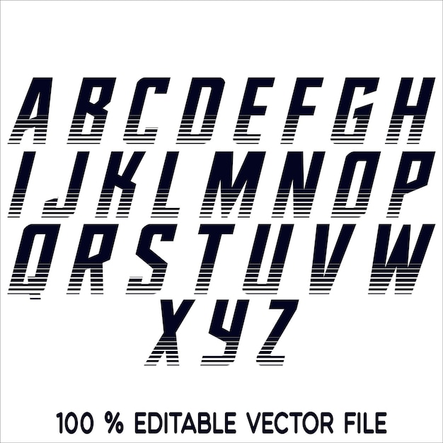 Vector alfabet set met de hand getekende driehoek alfabet ABS letters vector