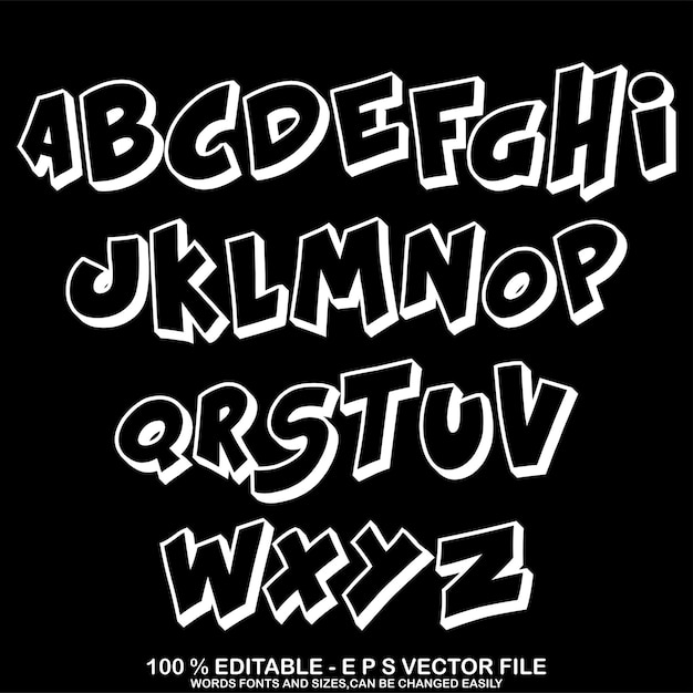 Vector alfabet set met de hand getekende driehoek alfabet ABS letters vector