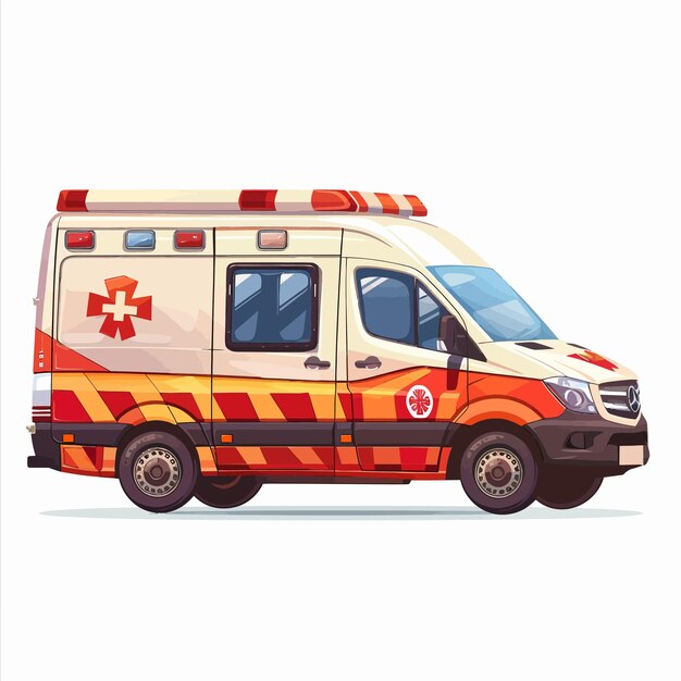 Vector vector_ambulance_carfunny_emergency_transport