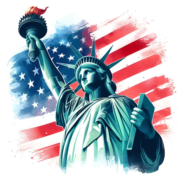 american independence day flags images