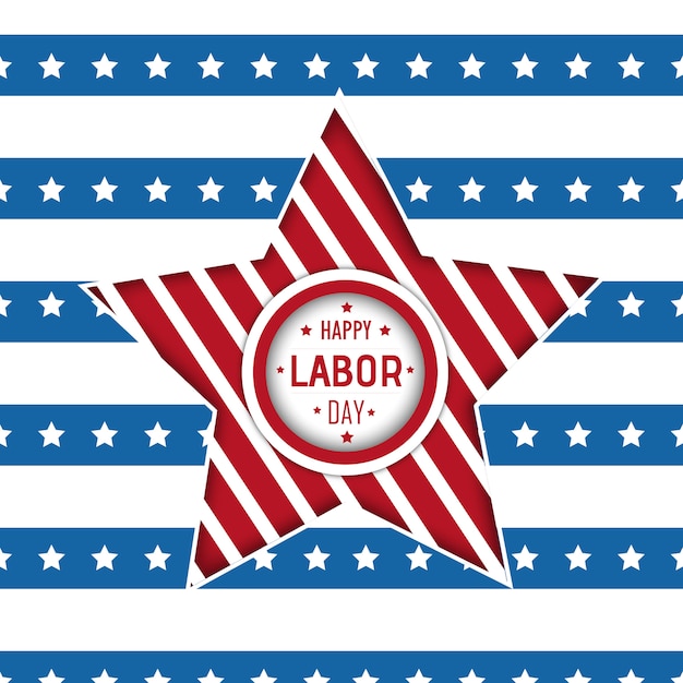 Vector vector american labor day background