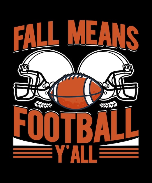 Vector American unique football tshirt design