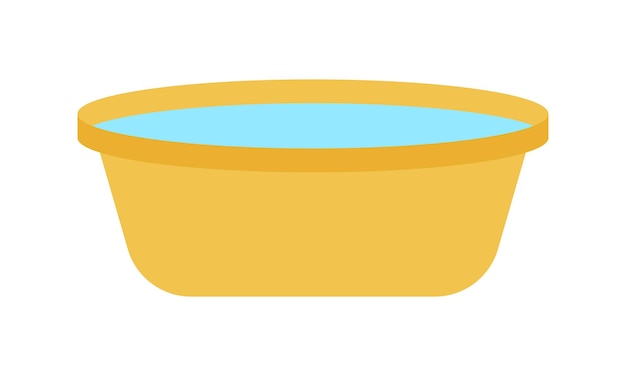 vector an ancient bathtub on white background