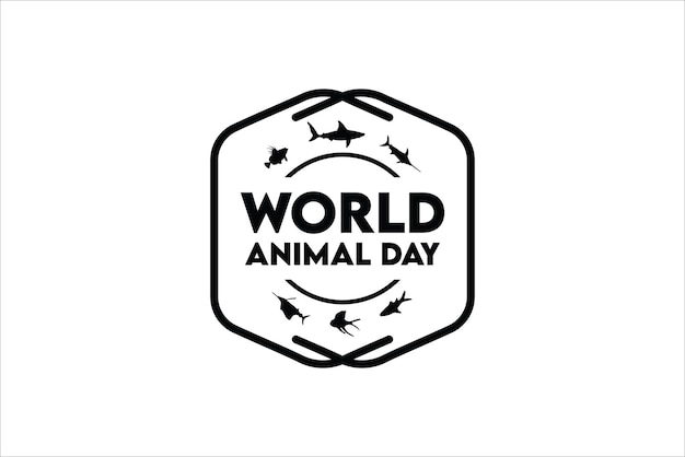 Векторный логотип Дня животных 17