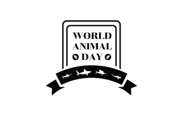 Logo del giorno degli animali vettoriali 63