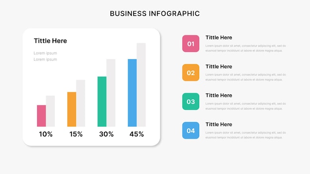 Vettore modello di progettazione dell'infografica della relazione annuale di vector