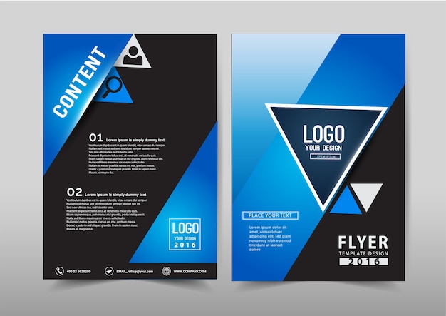 Vector Annual report leaflet Brochure Flyer template A4 size design.