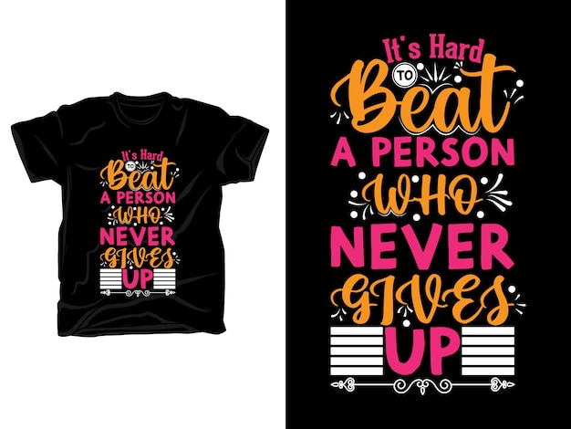 Vector any text typography tshirt design template