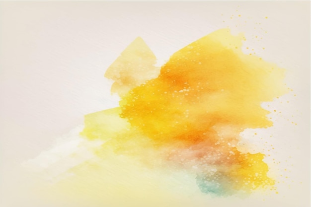 Vector aquarel textuur met witte wolken en lucht voor kaarten Hand getrokken sjabloon voor ontwerp