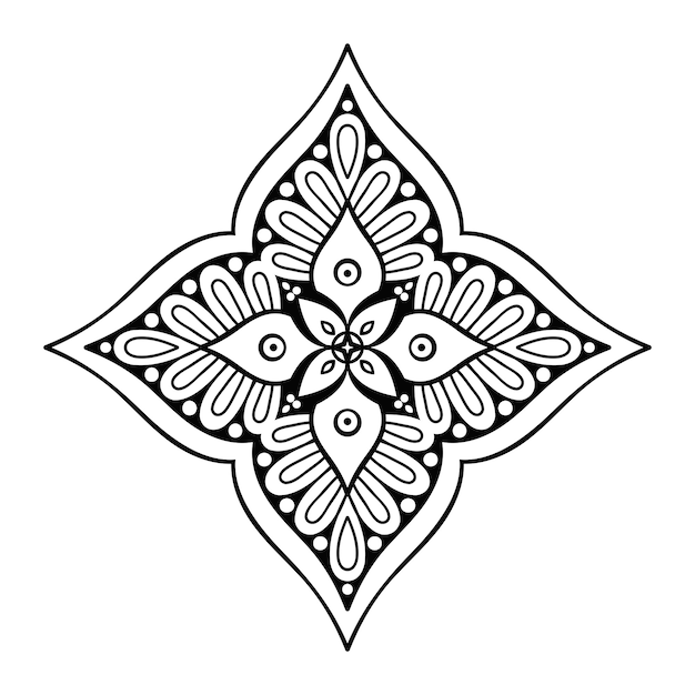 Vector arabesque ornament