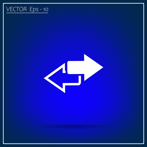 Vector arrow icon