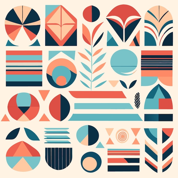 Vector vector art abstract symbols