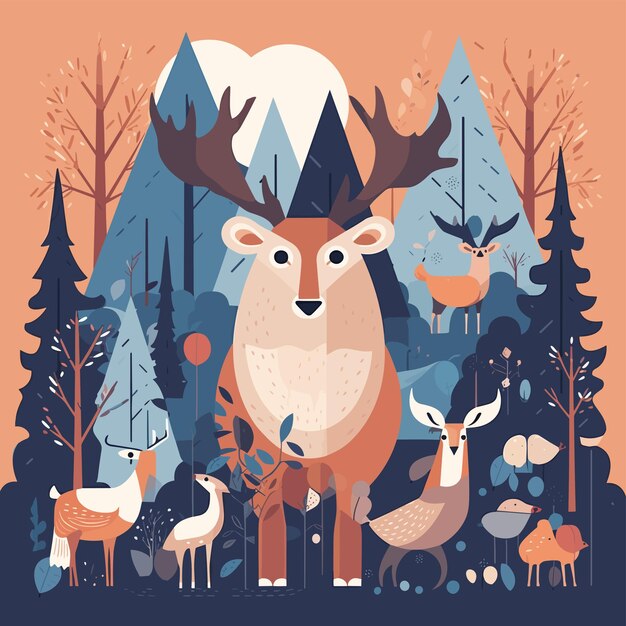 vector art of animal illustrations