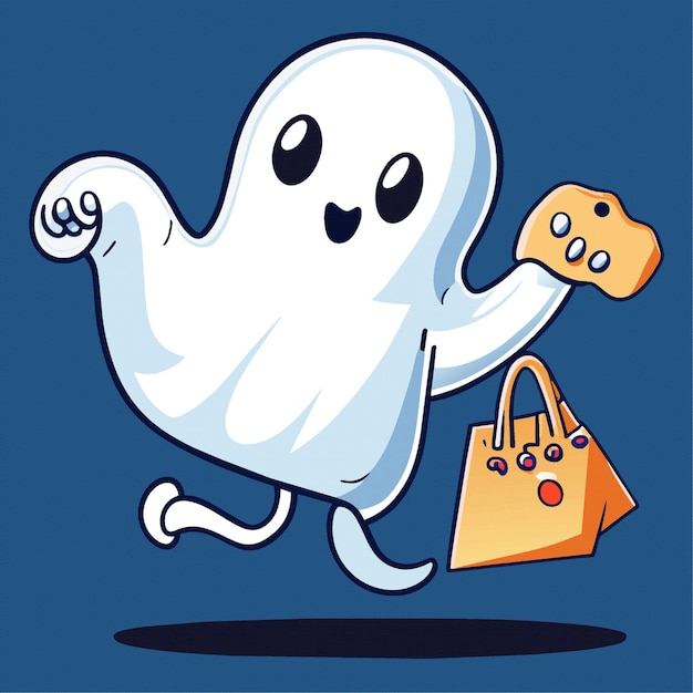 Vector vector art a ghost