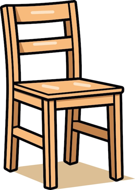 Векторное искусство качающегося кресла Классический комфорт Минималистский проволочный стул Векторная иллюстрация Элегантный дизайн