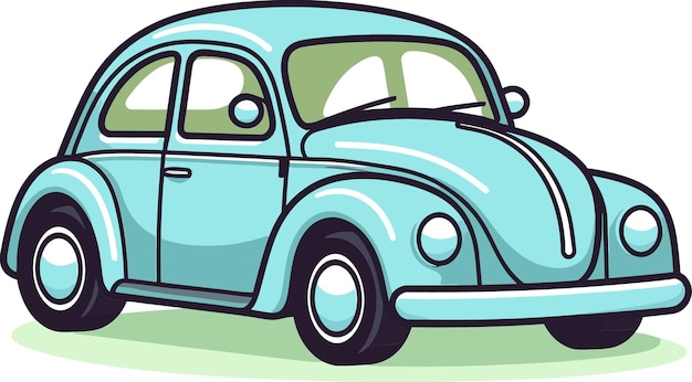 Vector Art Showcasing Car Technology Vector Graphics Cars Through the Ages