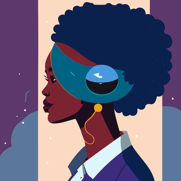 Vector vector art vrouwen metaverse