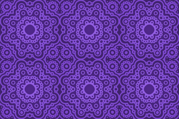 Vector art with colorful purple seamless pattern