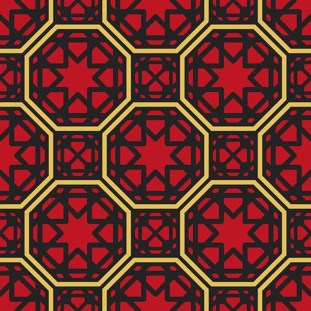 Vector asian geometric pattern