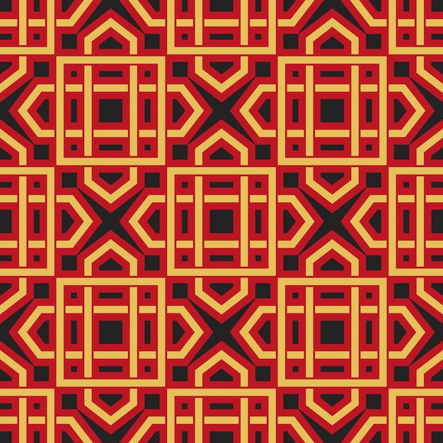 Vector asian geometric pattern