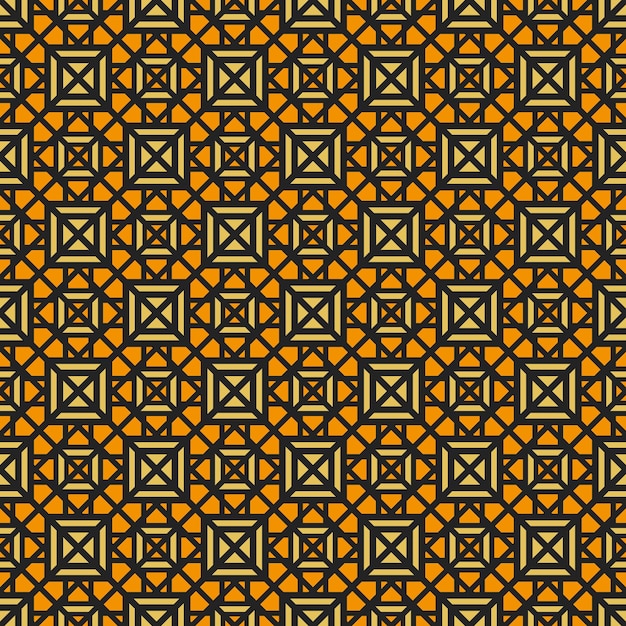 Vector Asian Geometric Seamless Pattern