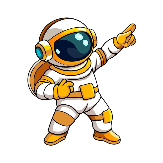 Vector vector astronaut