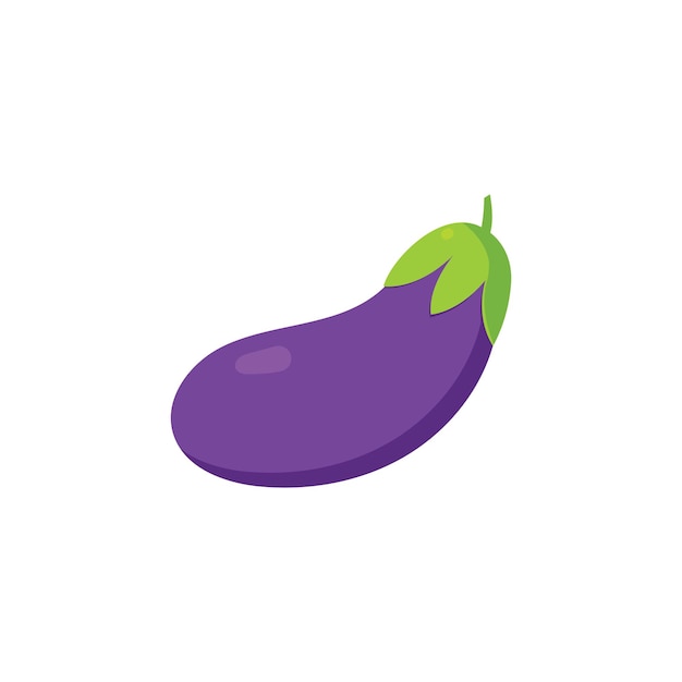 Vector Aubergine Illustratie Ontwerp