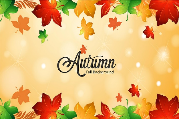 Vector Autumn achtergrond Vector Autumen achtergrond ontwerp Vektor Autumn