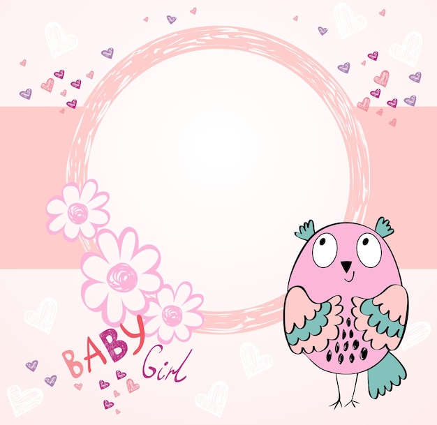 Vector baby frame