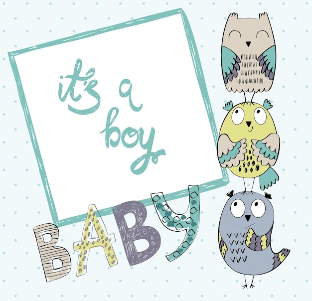 Vector vector baby frame