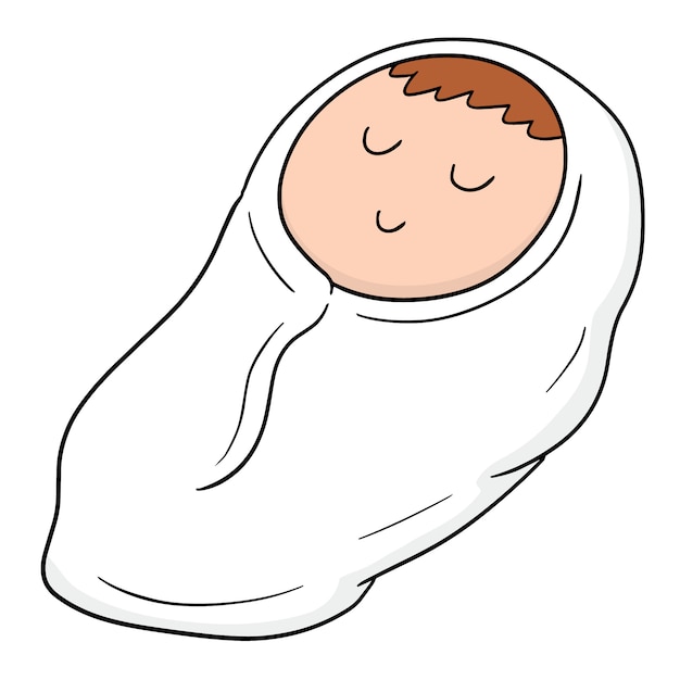 Vector of baby