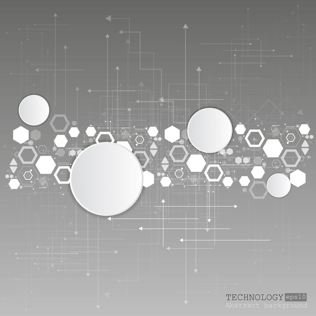 Vector background abstract technology communication concept eps 10