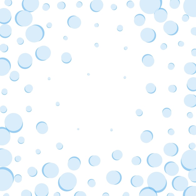 Vector vector background in blue drops on a white background eps