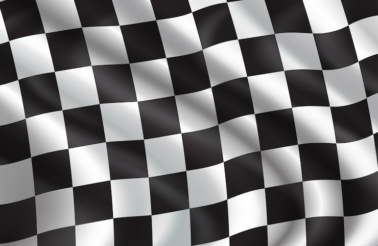 Vector vector background of checkered flag pattern