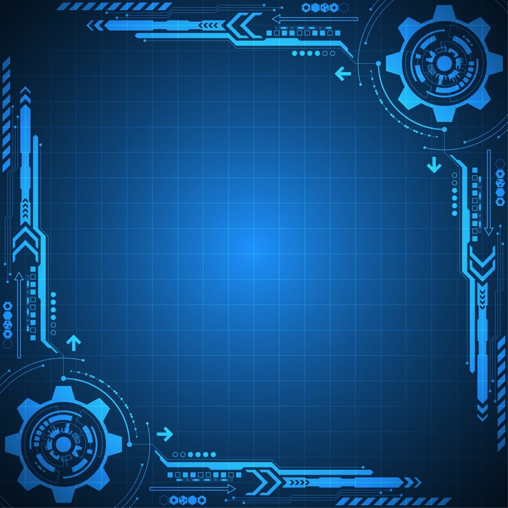 Vector vector background in the concept of technology.